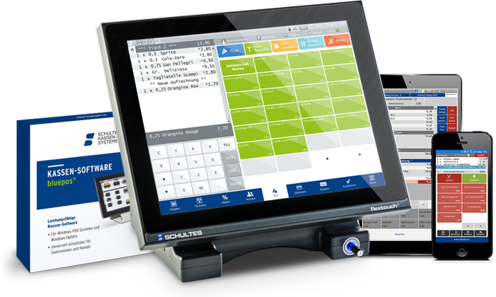 bluepos system Endgeräte Bildschirm, Tablet, Smartphone