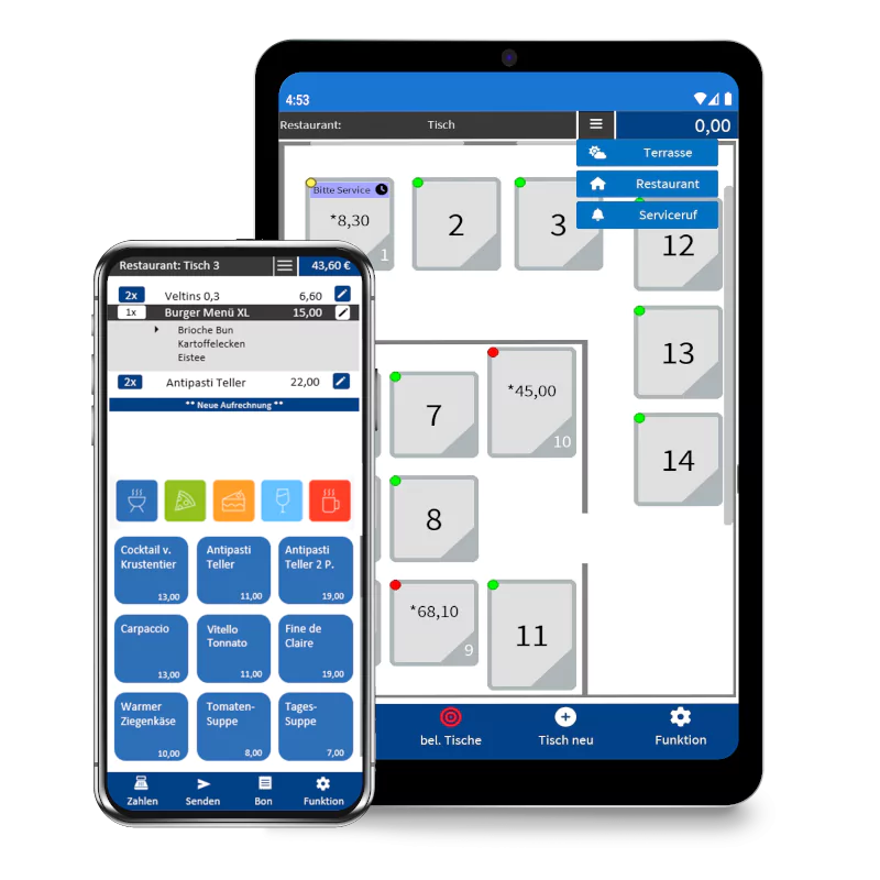 bluepos mobile Smartphone und Tablet